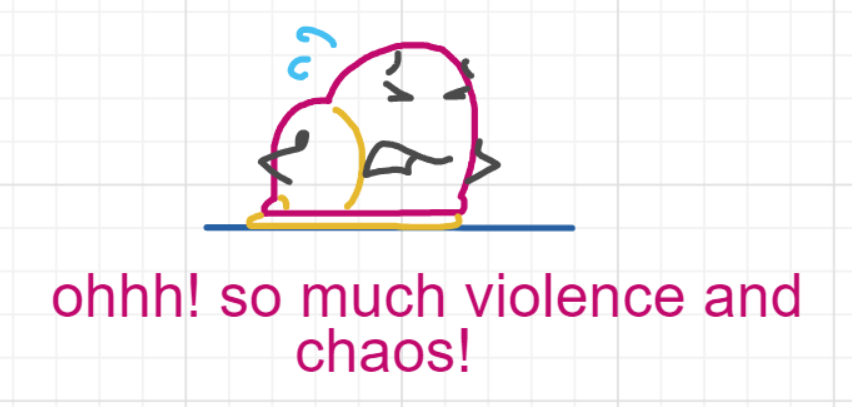 A panel from What's The Point, episode five of the Board Boards object show by Furretwalk/WalkingFurret.